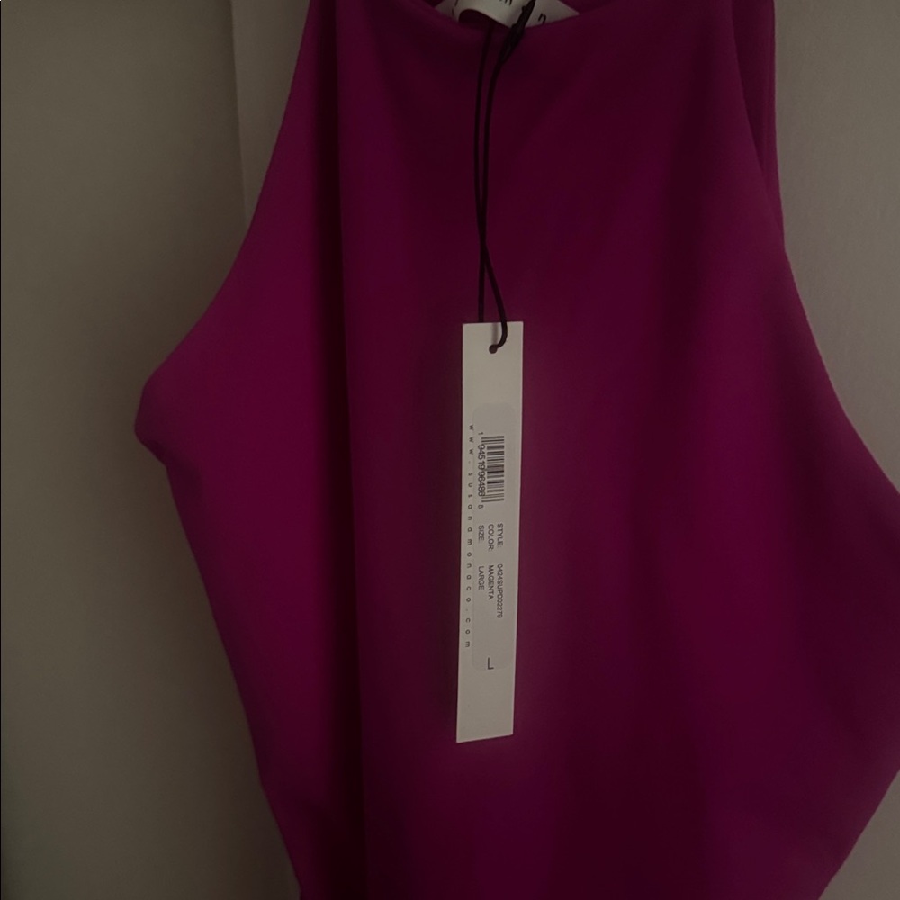 Susana Monaco Bright Pink Strapless Dress - Picture 3 of 4